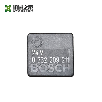 Electrical SANY Crane Parts 60106303 BOSCH Plug Relays 0 332 209 211 24VDC